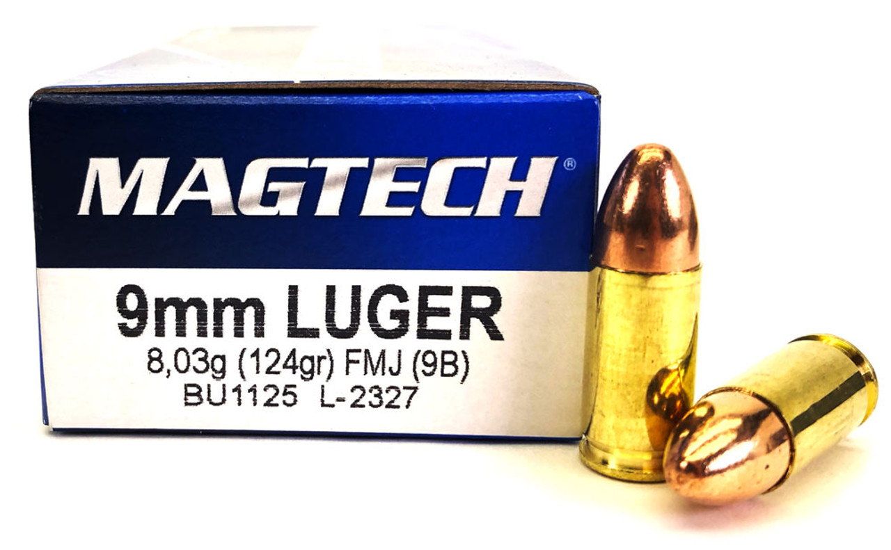 Buy 124gr FMJ 9mm Ammo by Magtech Online In Australia