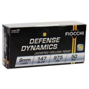 Buy 147gr JHP 9mm Ammo by Fiocchi Online In Australia