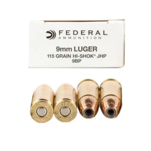 Buy 115gr JHP 9mm Ammo by Federal Online In Australia