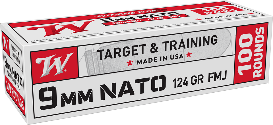 Buy 124gr FMJ 9mm NATO Ammo by Winchester Online In Australia